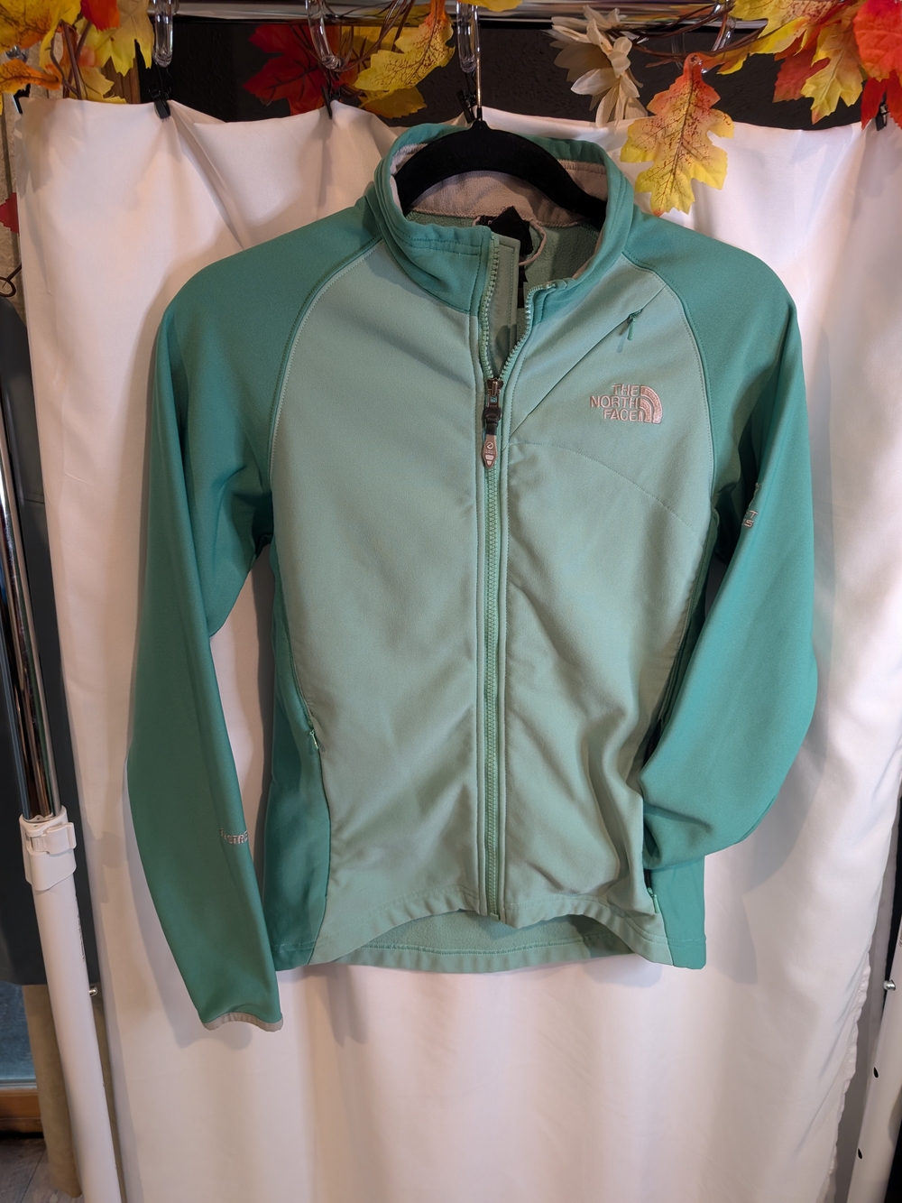 The North Face Woman's Green Softshell Jacket